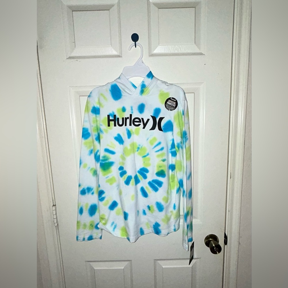 Hurley light weight tye dye hoodie
